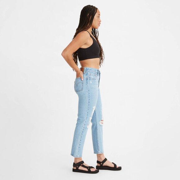 LEVI'S 501 original cropped jeans 28" inseam in Ojai Blue (sz29) - Picture 2 of 16